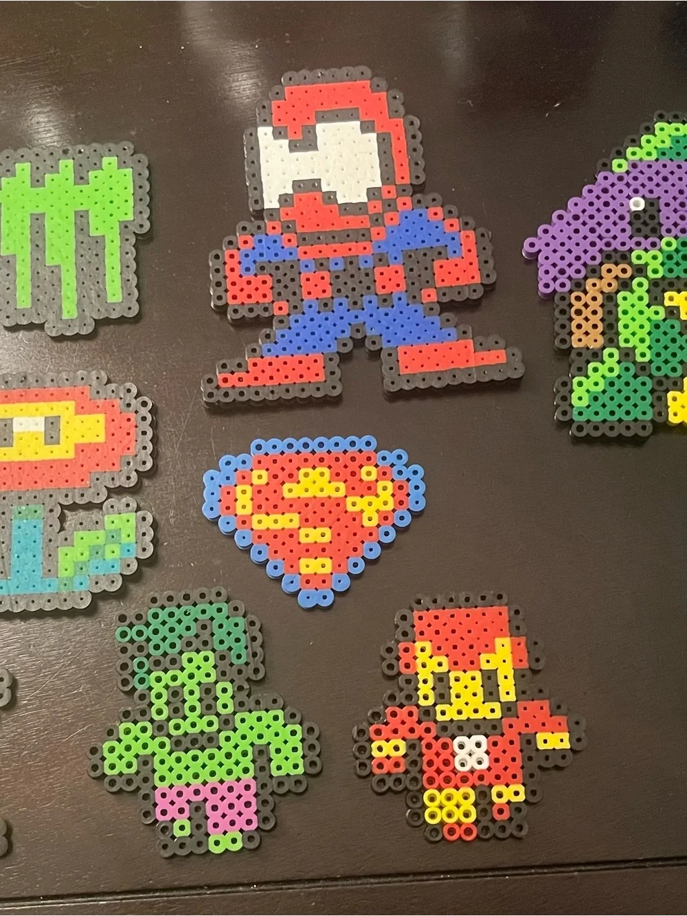 Perler Bead Superhero & Cartoon Characters Collection